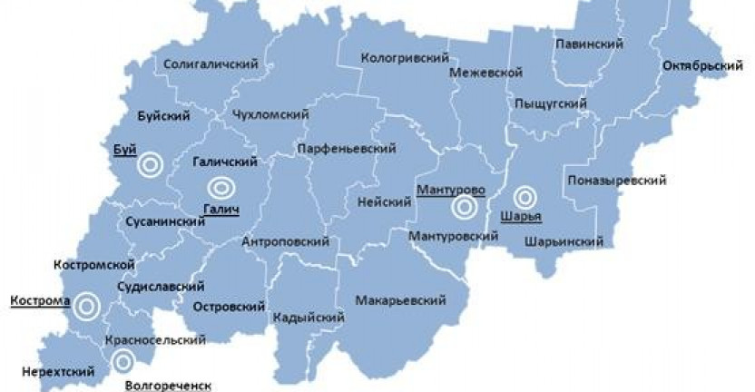 Социально-экономическое положение Костромской области в январе-марте 2019 года